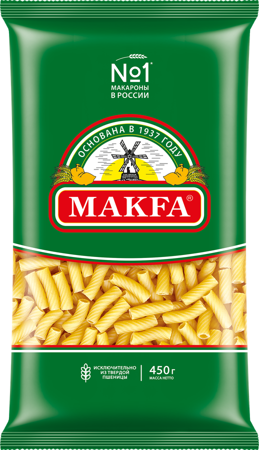 Макароны MAKFA Рожки, 450г