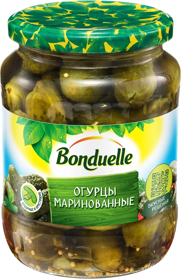 Огурцы маринованные BONDUELLE, 720мл