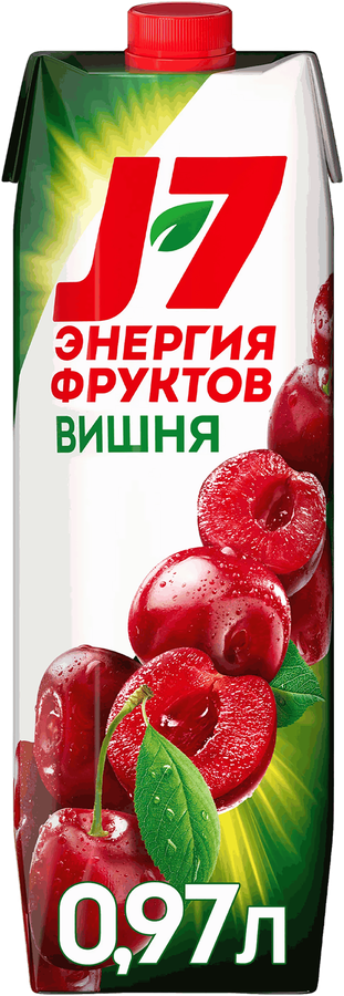 Нектар J7 Вишня осветленный, 0.97л