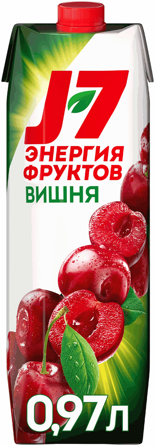 Нектар J7 Вишня осветленный, 0.97л