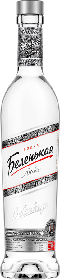 Водка БЕЛЕНЬКАЯ Люкс 40%, 0.5л