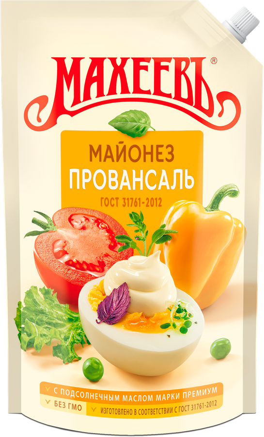 Майонез МАХЕЕВЪ Провансаль 50,5%, 800мл