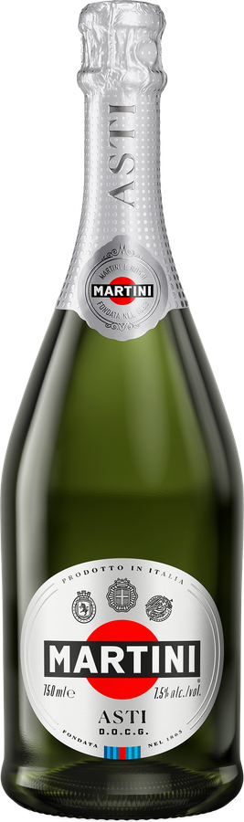 Вино игристое MARTINI Asti белое сладкое, 0.75л