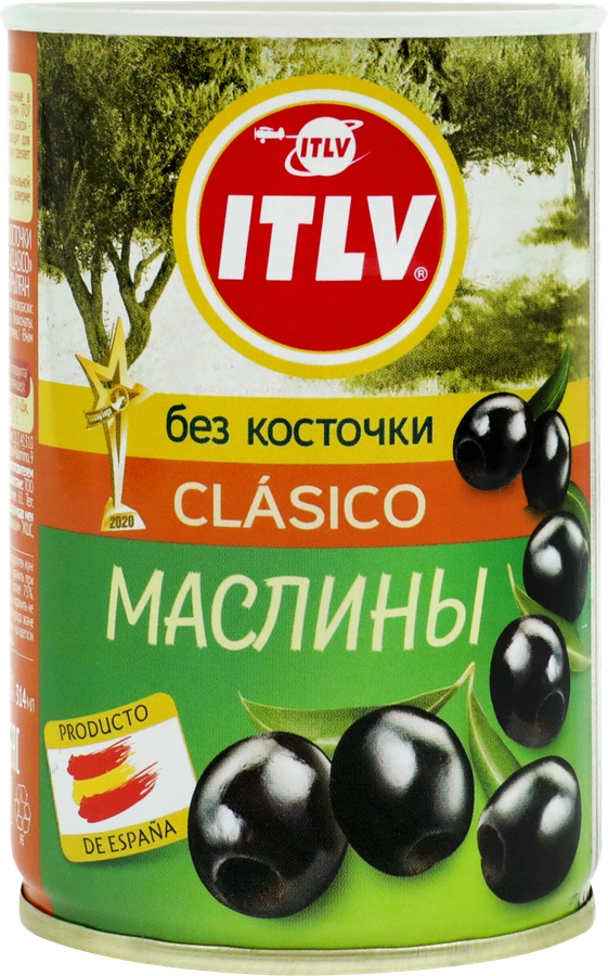 Маслины без косточки ITLV, 314мл