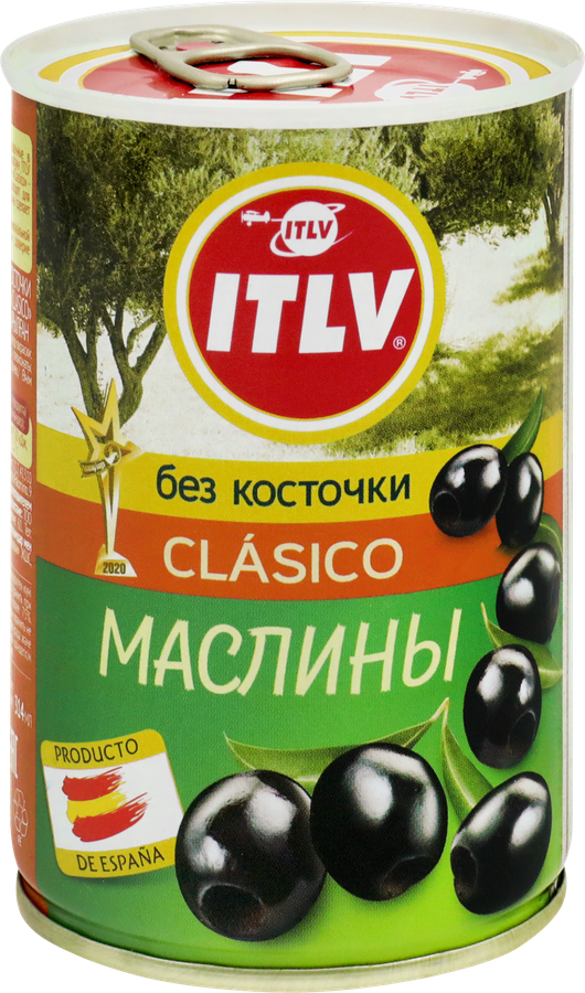 Маслины без косточки ITLV, 314мл