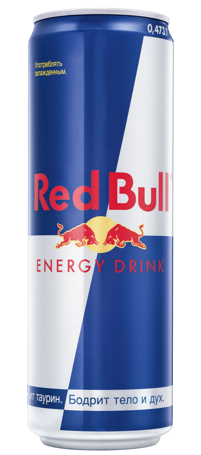 Напиток энергетический RED BULL Energy Drink большая банка тонизирующий газированный, 0.473л