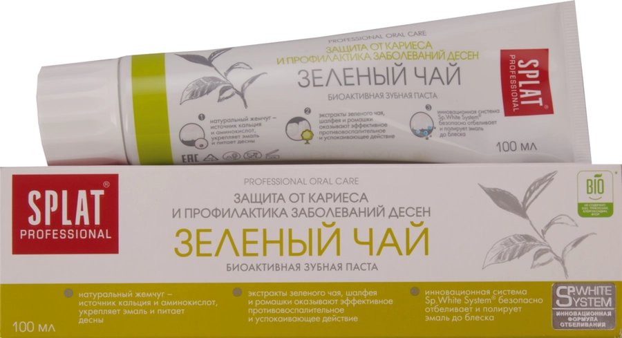 Зубная паста SPLAT Green Tea Professional