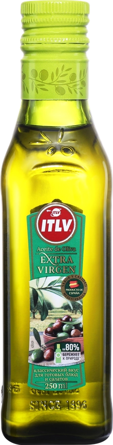 Масло оливковое ITLV Extra Virgin, 250мл