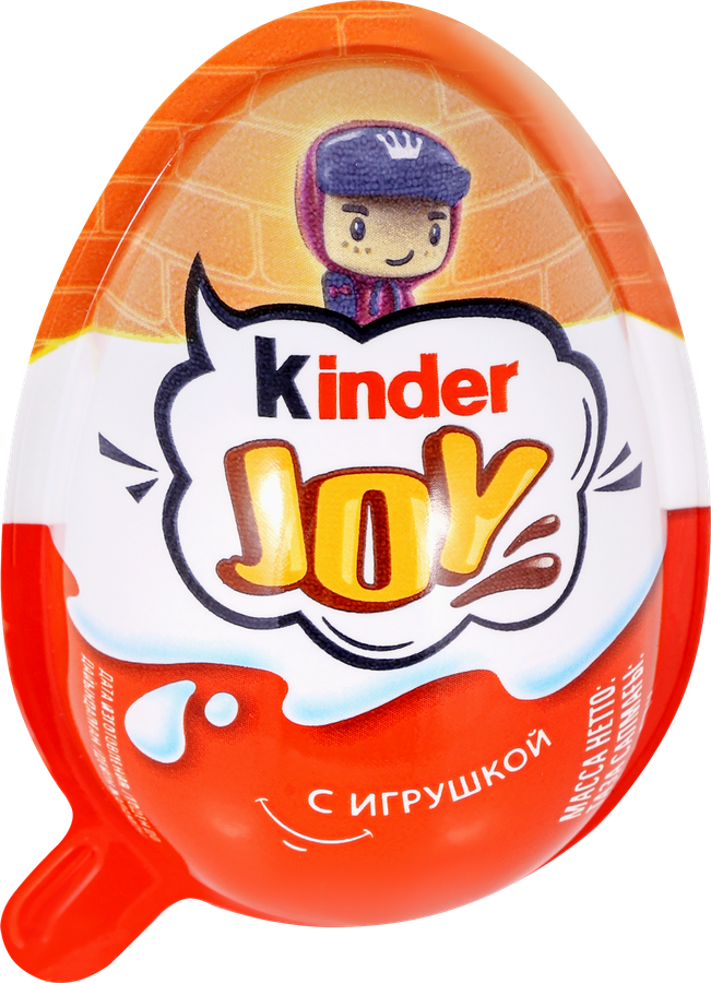Изделие кондитерское KINDER Joy с хрустящими шариками и игрушкой, 20г