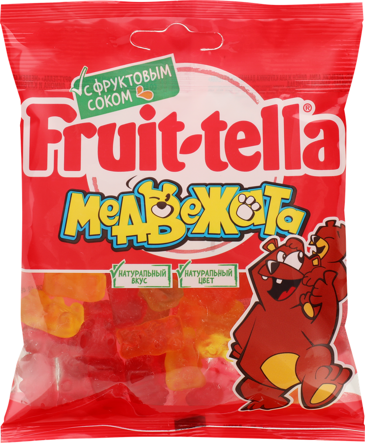 Мармелад жевательный FRUIT-TELLA Медвежата, 70г