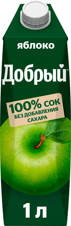 Сок ДОБРЫЙ Яблоко, 1л