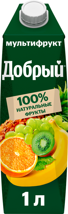 Нектар ДОБРЫЙ Мультифрукт, 1л