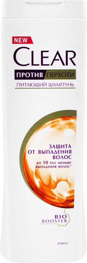 Шампунь против перхоти и выпадения волос CLEAR Vita Abe Защита, 400мл