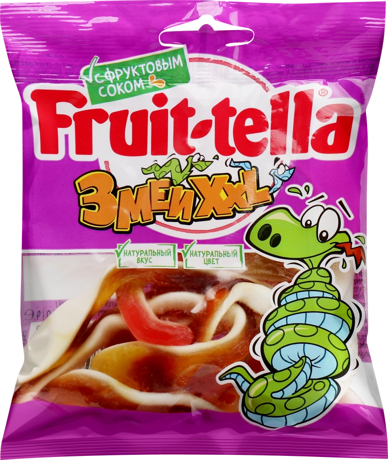 Мармелад жевательный FRUIT-TELLA Змеи XXL, 70г