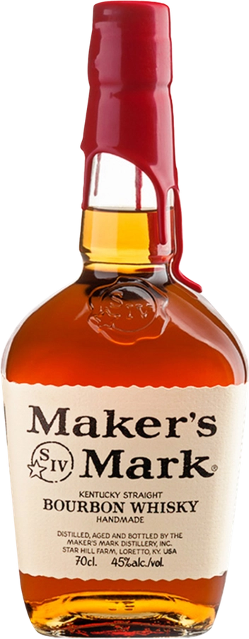 Виски MAKERS MARK Bourbon зерновой 45%, 0.7л