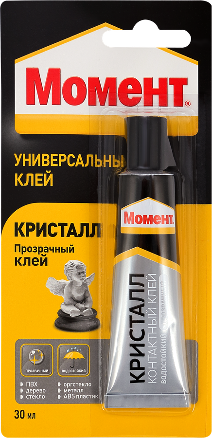 Клей контактный МОМЕНТ Кристалл Арт. 422974, 30мл