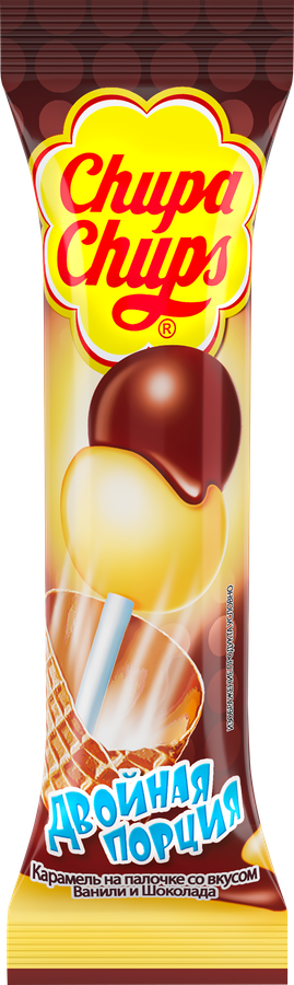 Карамель CHUPA CHUPS Двойная порция ассорти, 16,8г