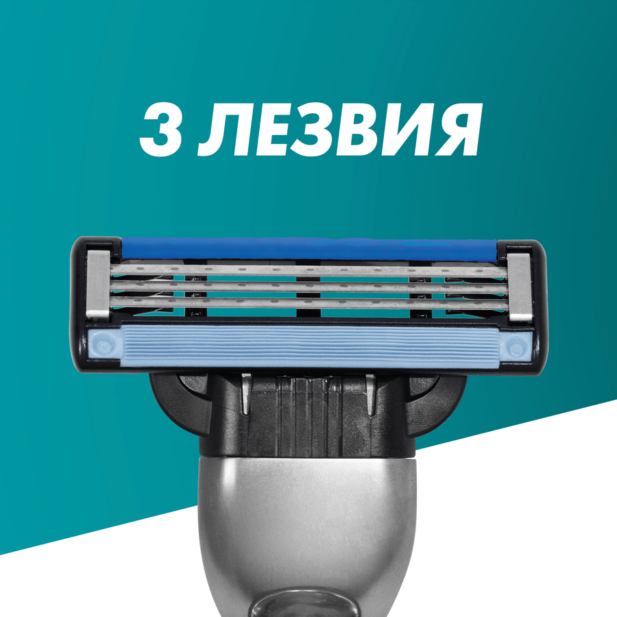 Кассеты сменные для бритья GILLETTE Mach3, 8шт, предпросмотр