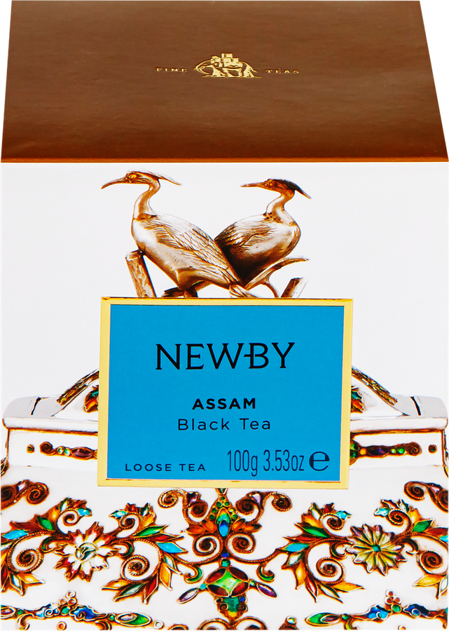 Чай черный NEWBY Assam байховый, листовой, 100г