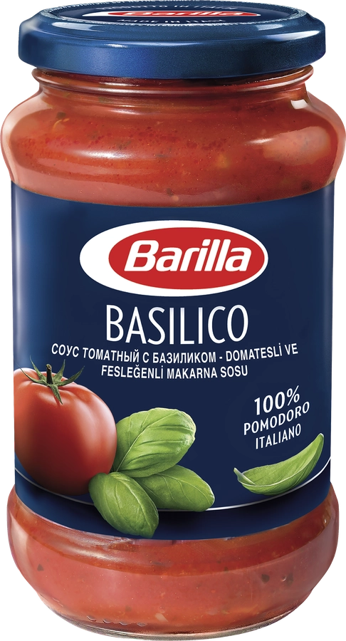 Соус томатный BARILLA Basilico, с базиликом, 400г