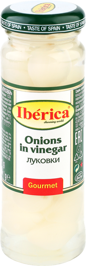 Луковки консервированные IBERICA Gourmet, пикантные, 100г