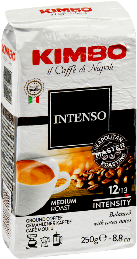 Кофе молотый KIMBO Aroma Intenso натуральный, 250г, предпросмотр