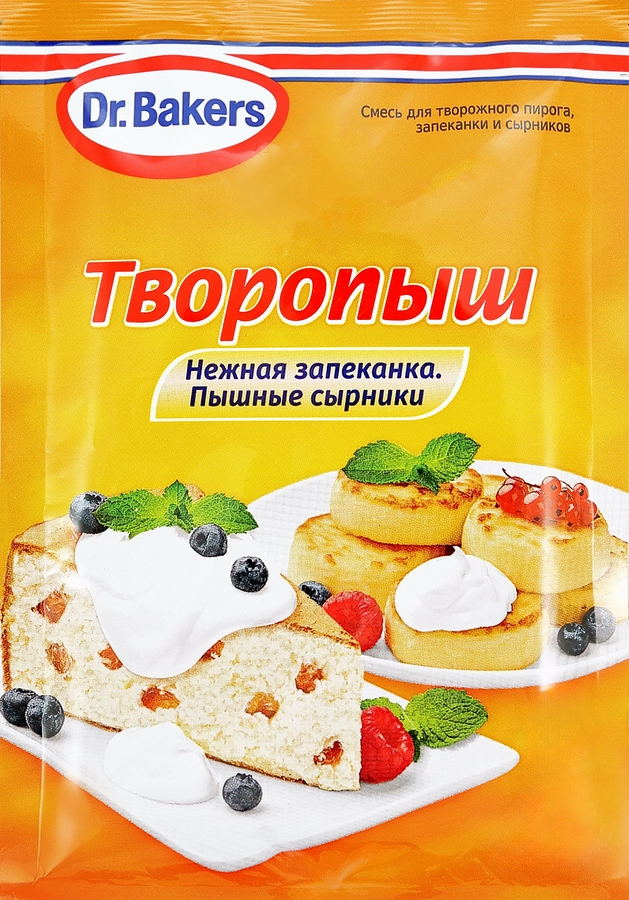 Смесь для творожного пирога и запеканки DR.BAKERS Творопыш, 60г