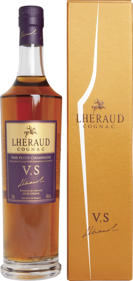 Коньяк LHERAUD Cognac VS ординарный 3 года 40%, п/у, 0.5л