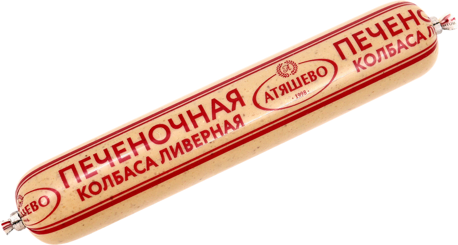 Колбаса ливерная печеночная АТЯШЕВО, 250г, предпросмотр
