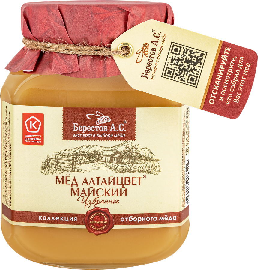 Мед БЕРЕСТОВ А.С. Избранное Майский, 500г