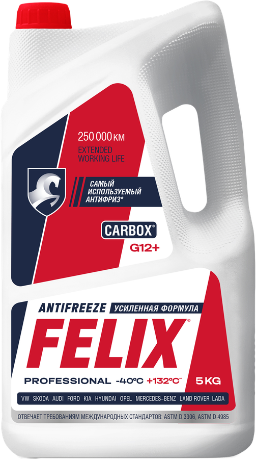 АнтифризFELIXCarboxкрасный,5кг