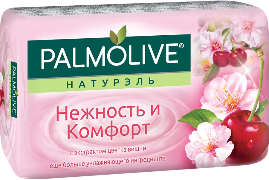 Туалетное мыло PALMOLIVE Натурэль Нежность и комфорт с экстрактом цветка вишни, 90г