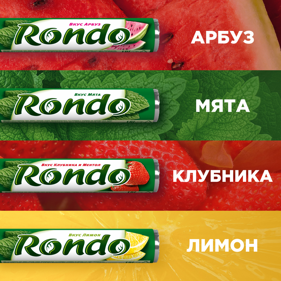Конфеты освежающие RONDO Мята с ароматом мяты, 30г, предпросмотр