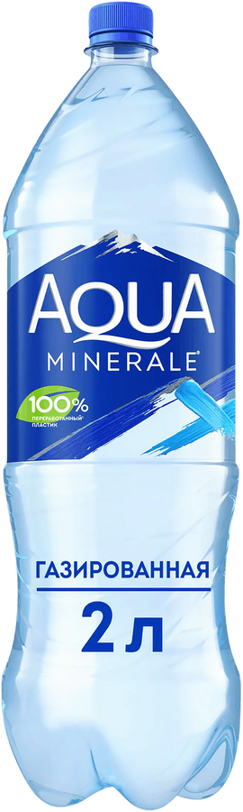 Вода питьевая AQUA MINERALE газированная, 2л