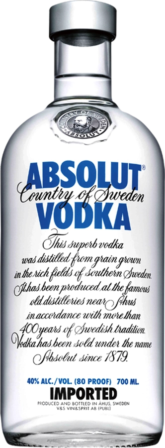 Водка ABSOLUT 40%, 0.7л