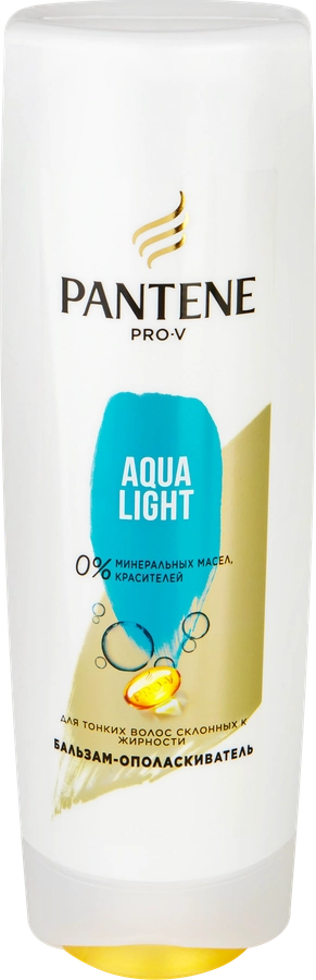 Бальзам-ополаскиватель для тонких, склонных к жирности волос PANTENE Aqua Light, 360мл