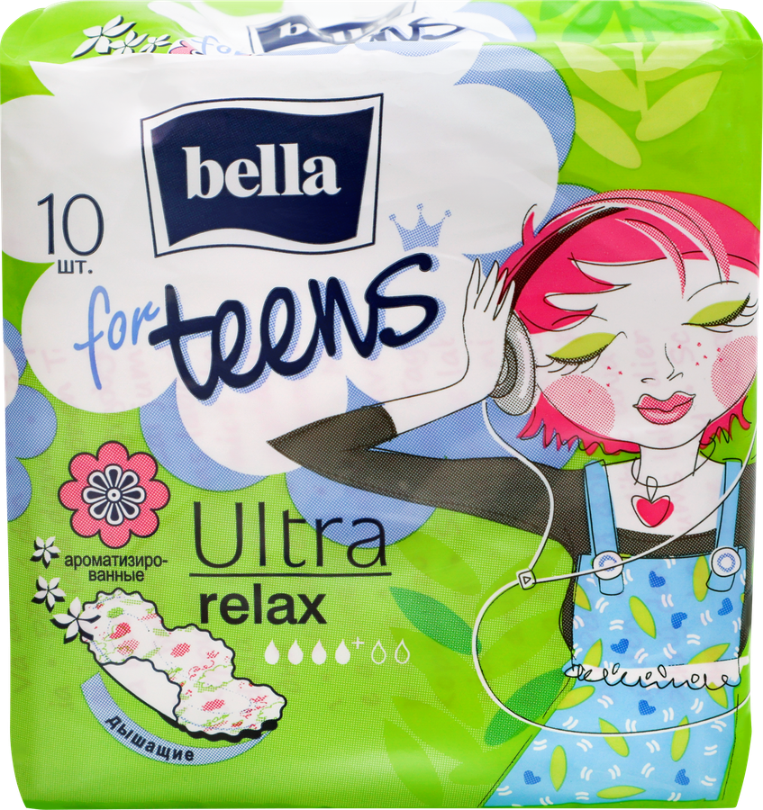 Прокладки гигиенические BELLA Ultra Relax Deo супертонкие, впитывающие, 10шт
