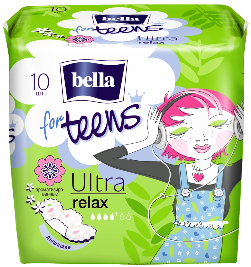 Прокладки гигиенические BELLA Ultra Relax Deo супертонкие, впитывающие, 10шт