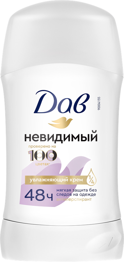 Дезодорант-антиперспирант стик женский ДАВ Невидимый, 40г