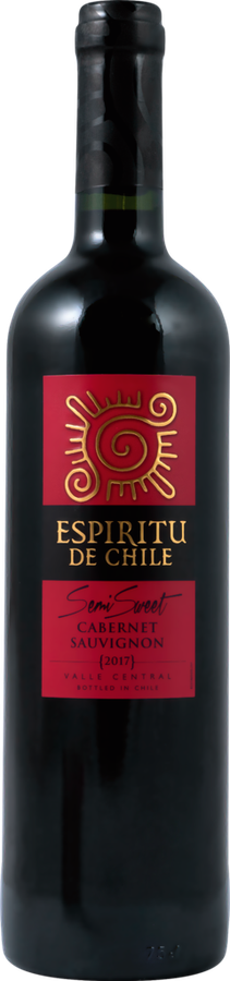 Вино ESPIRITU DE CHILE Каберне Совиньон Валле Централь красное полусладкое, 0.75л