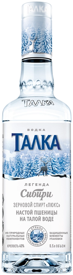 Водка ТАЛКА 40%, 0.5л