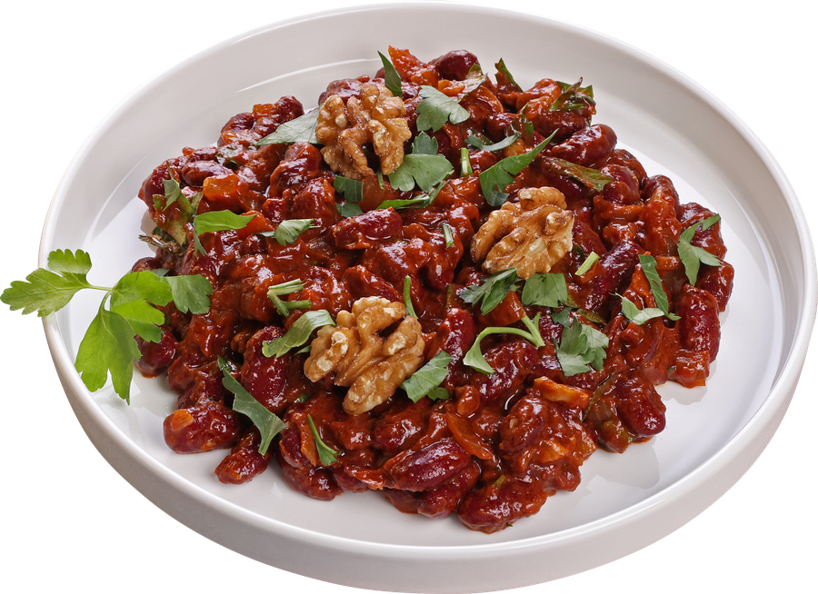 Лобио из красной фасоли с грецким орехом, весовое