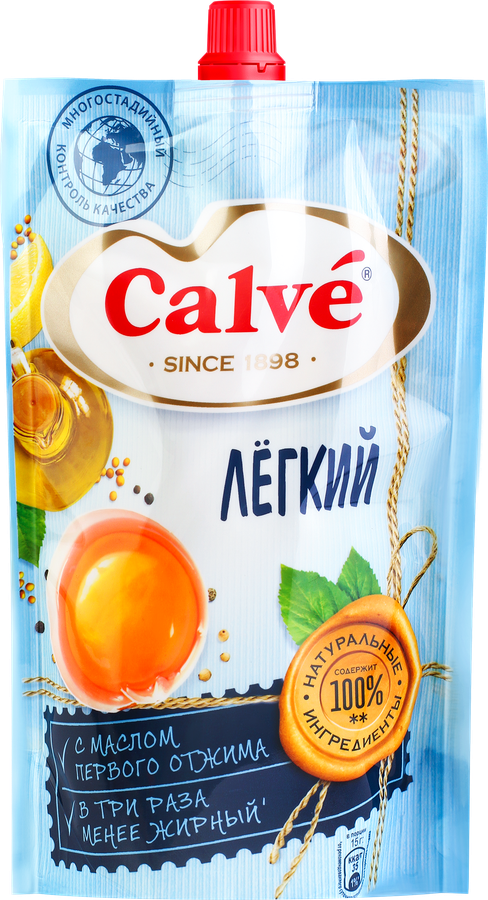 Соус майонезный CALVE Легкий 20%, 400г