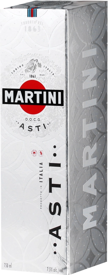 Вино игристое MARTINI Asti Мартини Асти белое сладкое, п/у, 0.75л