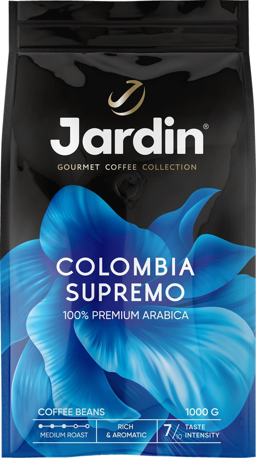 Кофе зерновой JARDIN Colombia Supremo, 1кг