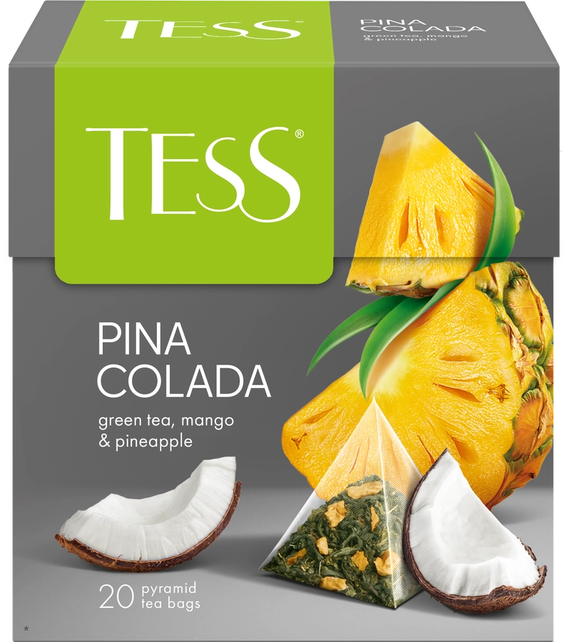 Чай зеленый TESS Pina Coladа, 20пир