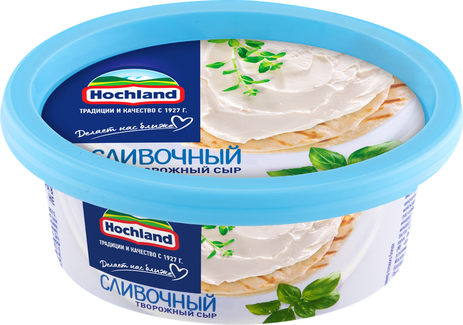 Сыр творожный HOCHLAND сливочный 60%, без змж, 140г
