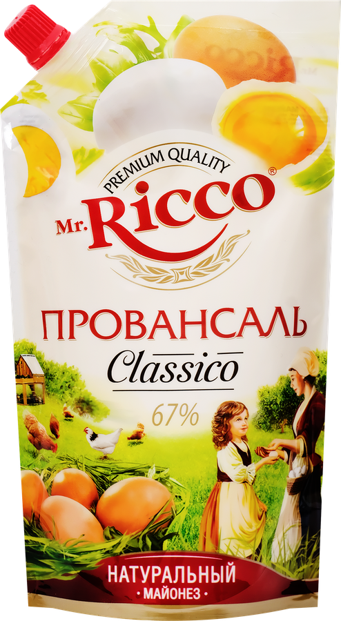 Майонез MR.RICCO Провансаль 67%, 400мл