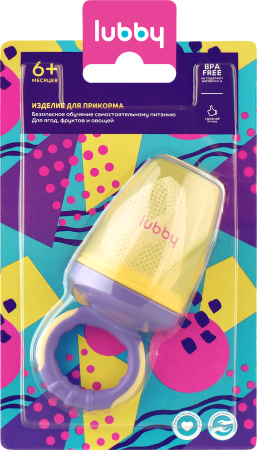 Изделие для прикорма LUBBY Жуй'КА, с 6 месяцев, Арт. 11854