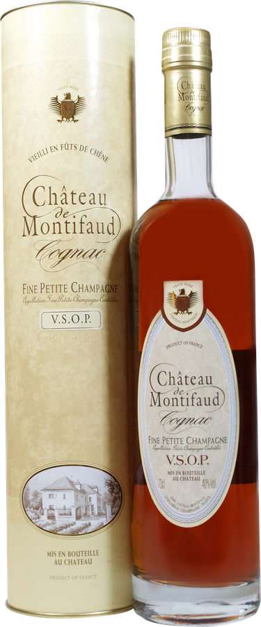 Коньяк CHATEAU DE MONTIFAUD Птит Шампань Шато де Монтифо VSOP 40%, п/у, 0.7л